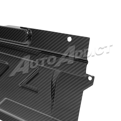 2021-2026 BMW G82 G83 M4 Dry Gloss Double Sided Carbon Fiber Engine Bay Cover