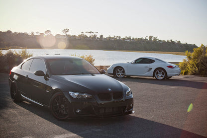 Carbon Fiber Front Wind Splitter-BMW E92 335i