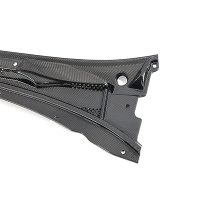 2016-2025 Chevy Camaro ZL1 SS RS LT Front Windshield Cowl Gloss Carbon Fiber