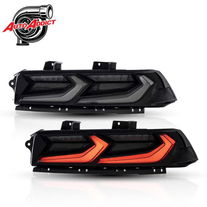2014-2015 Chevy Camaro Umbra LED Taillights – Gloss Black/Smoke Lens