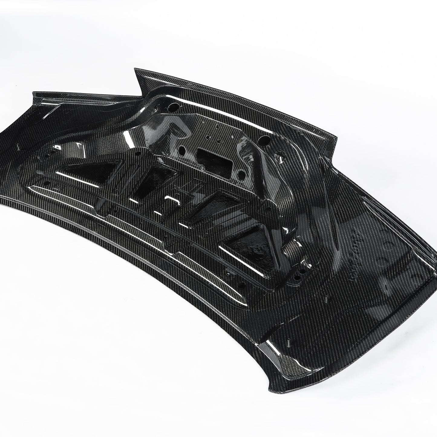 2010-2013 Camaro Type-X Double Sided Gloss Carbon Fiber Trunk W/ Integrated Spoiler