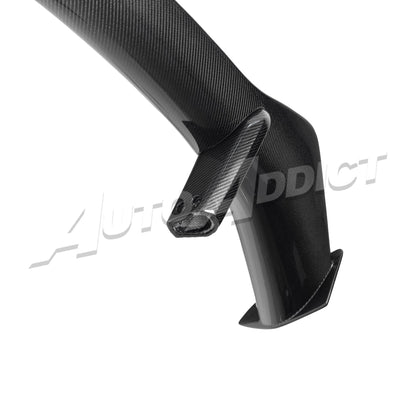 2023-2026 C8 Corvette Z06/E-Ray Z07 Carbon Fiber Rear High Spoiler w/ Integrated Upriser 1pc