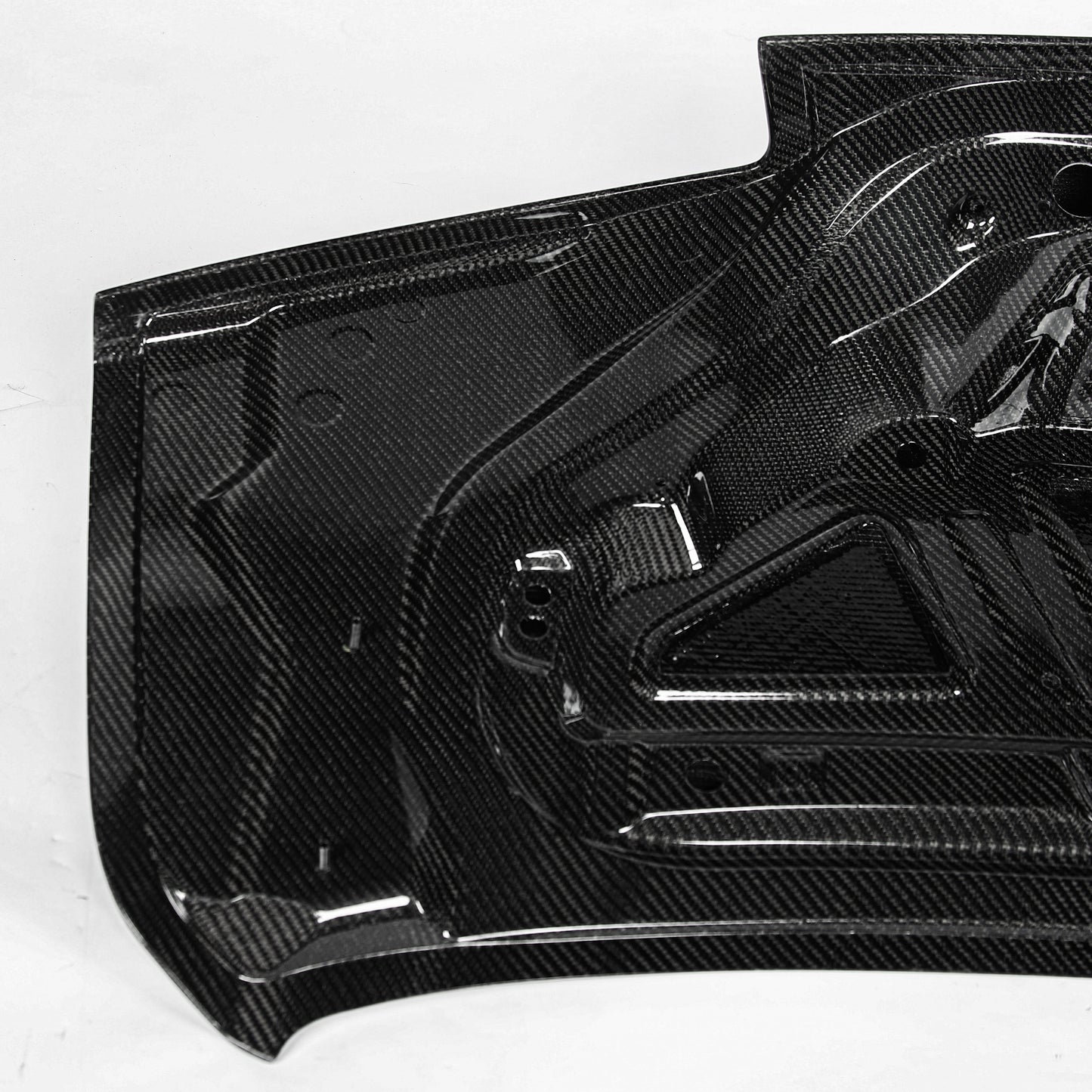 2010-2013 Camaro Type-X Double Sided Gloss Carbon Fiber Trunk W/ Integrated Spoiler