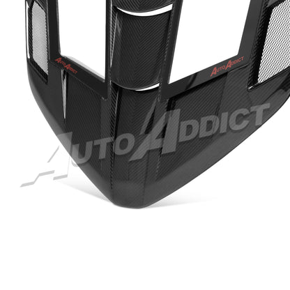2020-2026 C8 Coupe Rear Split Window Functional Dry Carbon Fiber Double Sided w/Glass For Stingray/Z06/E-Ray
