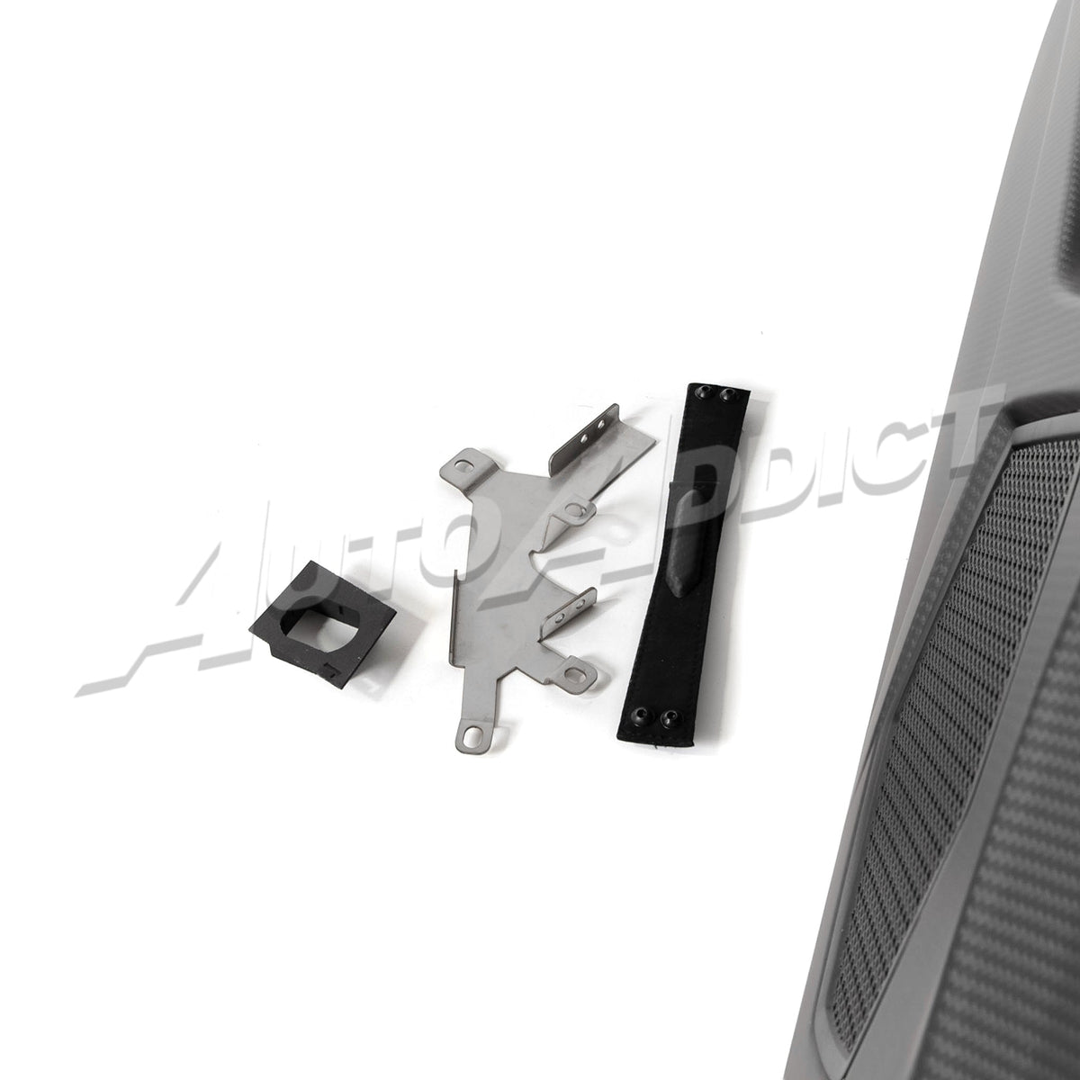 STO Lamborghini Huracan Dry Carbon Fiber Interior Door Panels w/ Brackets