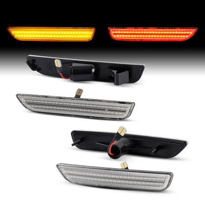 2010-2014 Ford Mustang Clear LED Side Markers (SET)