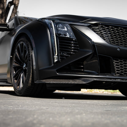 2022-2026 Cadillac CT5-V Blackwing Gloss Carbon Fiber Front Chin Splitter