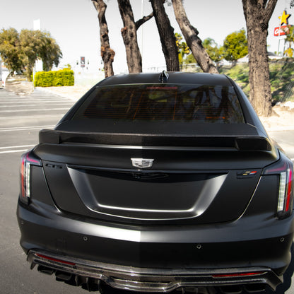2022-2026 Cadillac CT5-V Blackwing Gloss Carbon Fiber Rear Spoiler