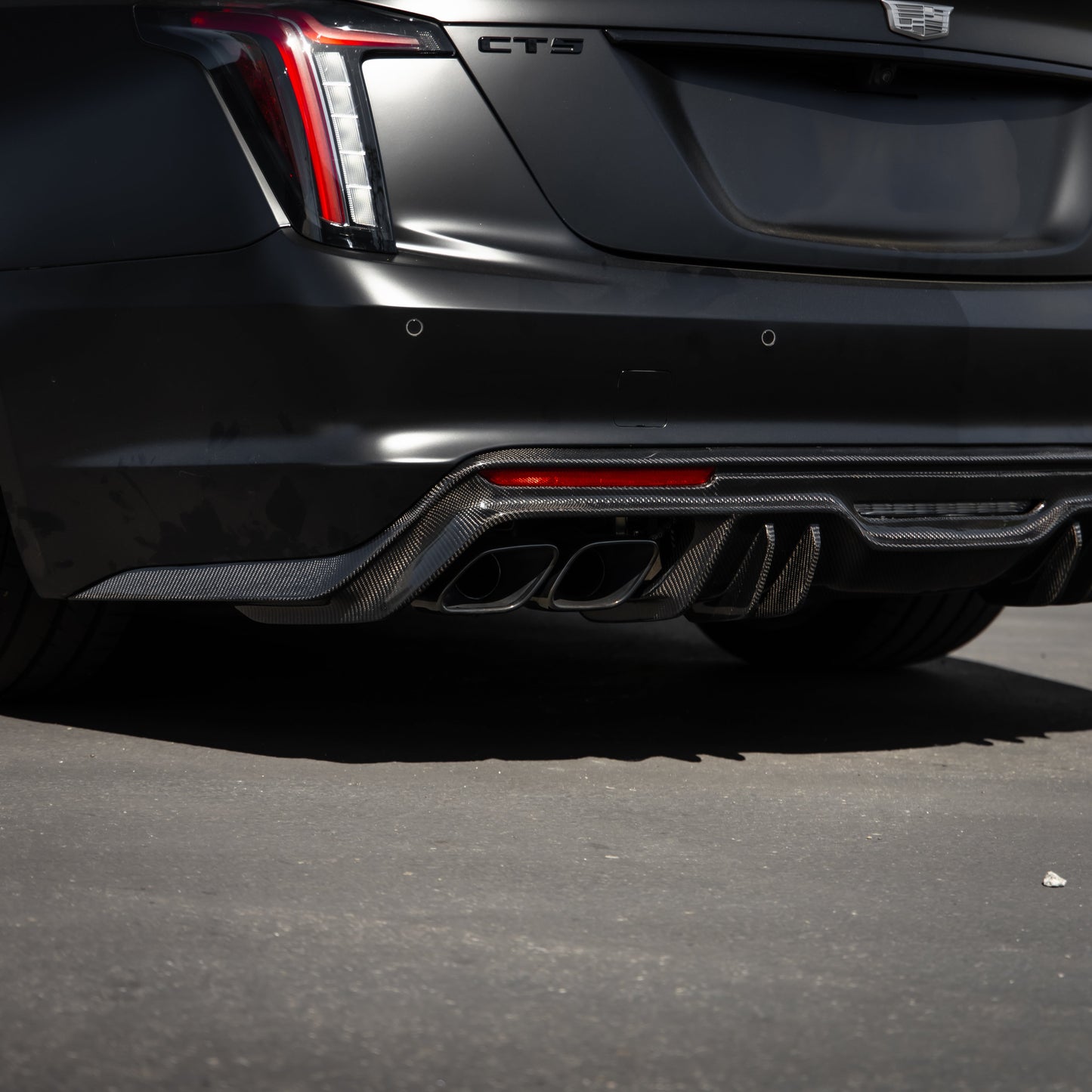 2022-2026 Cadillac CT5-V Blackwing Type-ST Carbon Fiber Rear Diffuser