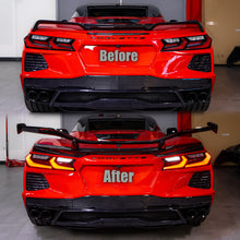 2020-2026 Corvette C8 Type-Z07 Style Rear Spoiler Aluminum 2pc For Stingray