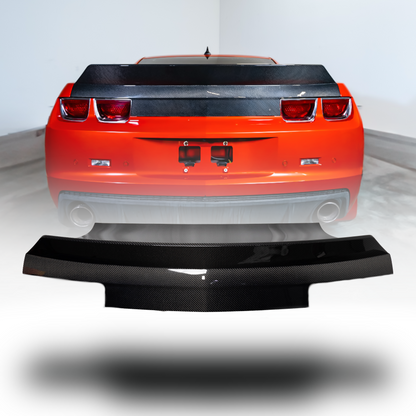 2010-2013 Camaro Type-X Double Sided Gloss Carbon Fiber Trunk W/ Integrated Spoiler