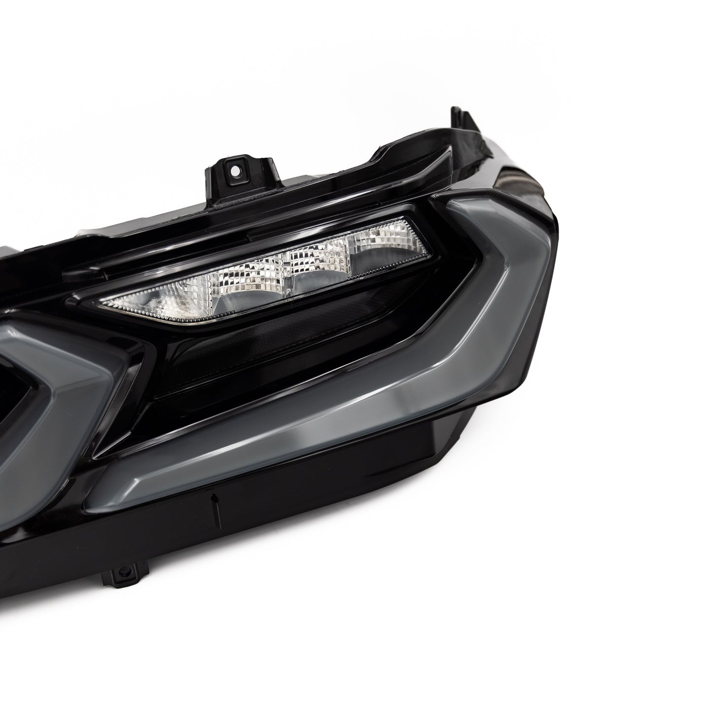 2020-2026 Corvette C8 Euro Smoke Style LED Taillights Amber Sequential Pair