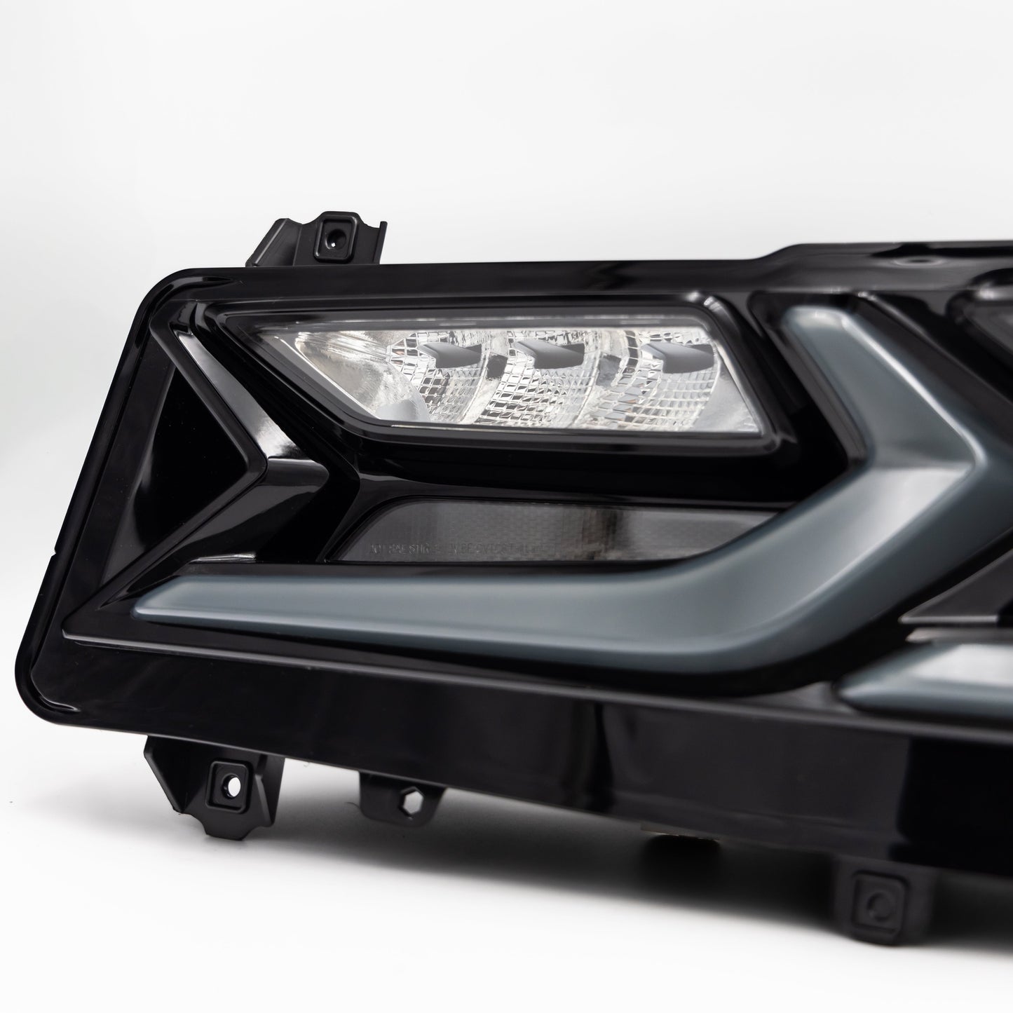 2020-2026 Corvette C8 Euro Smoke Style LED Taillights Amber Sequential Pair