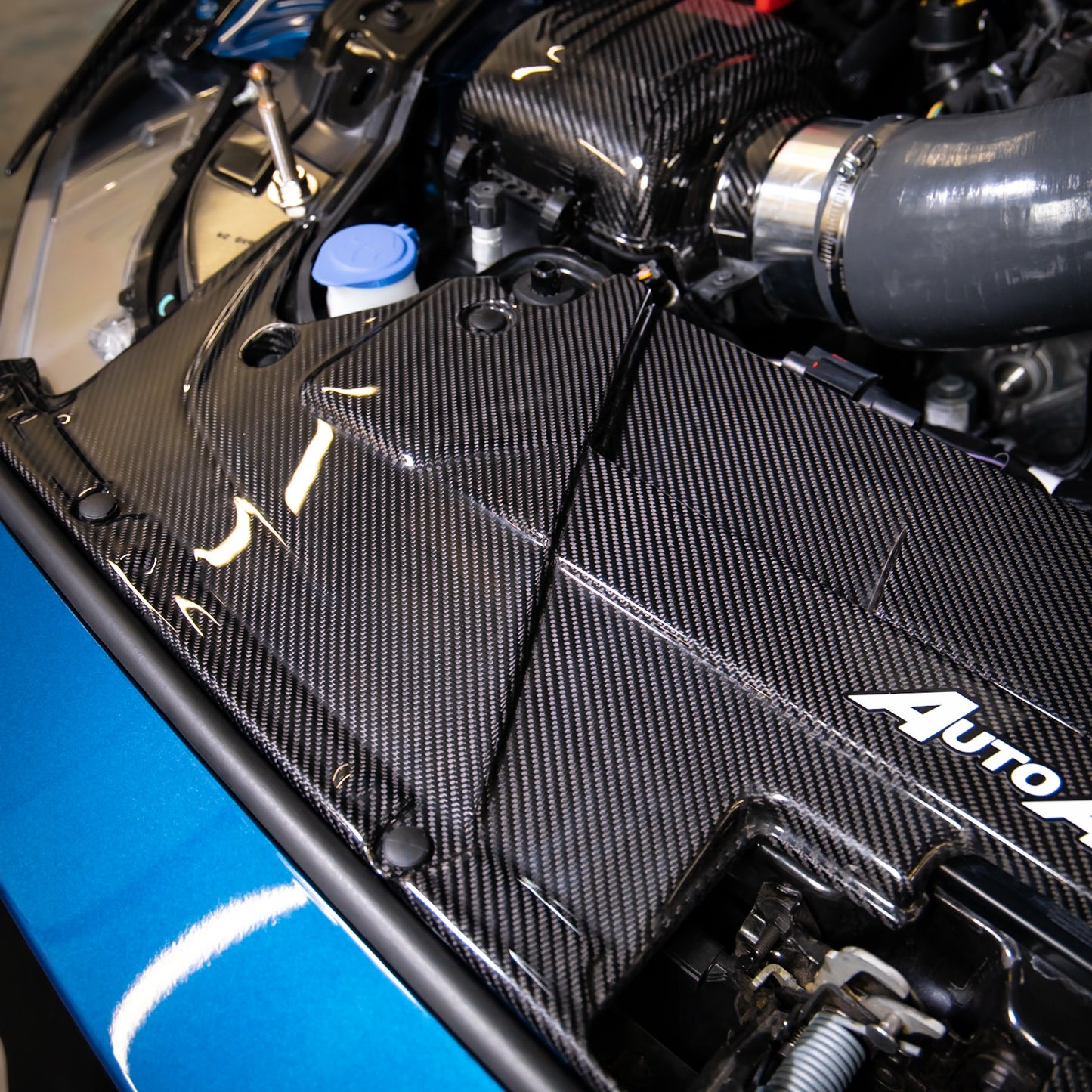 2024 + Ford Mustang S650 Carbon Fiber Radiator Cover