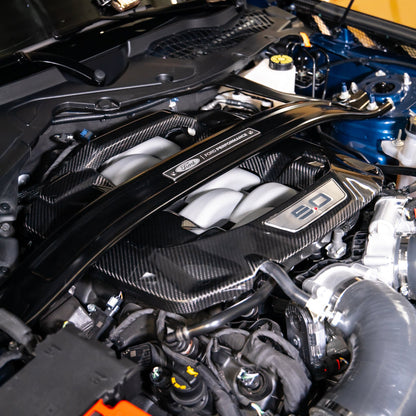 2024-2025 Ford Mustang S650 Carbon Fiber Engine Cover