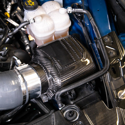 2024-2025 Ford Mustang S650 Carbon Fiber Intake Cover (Pair)