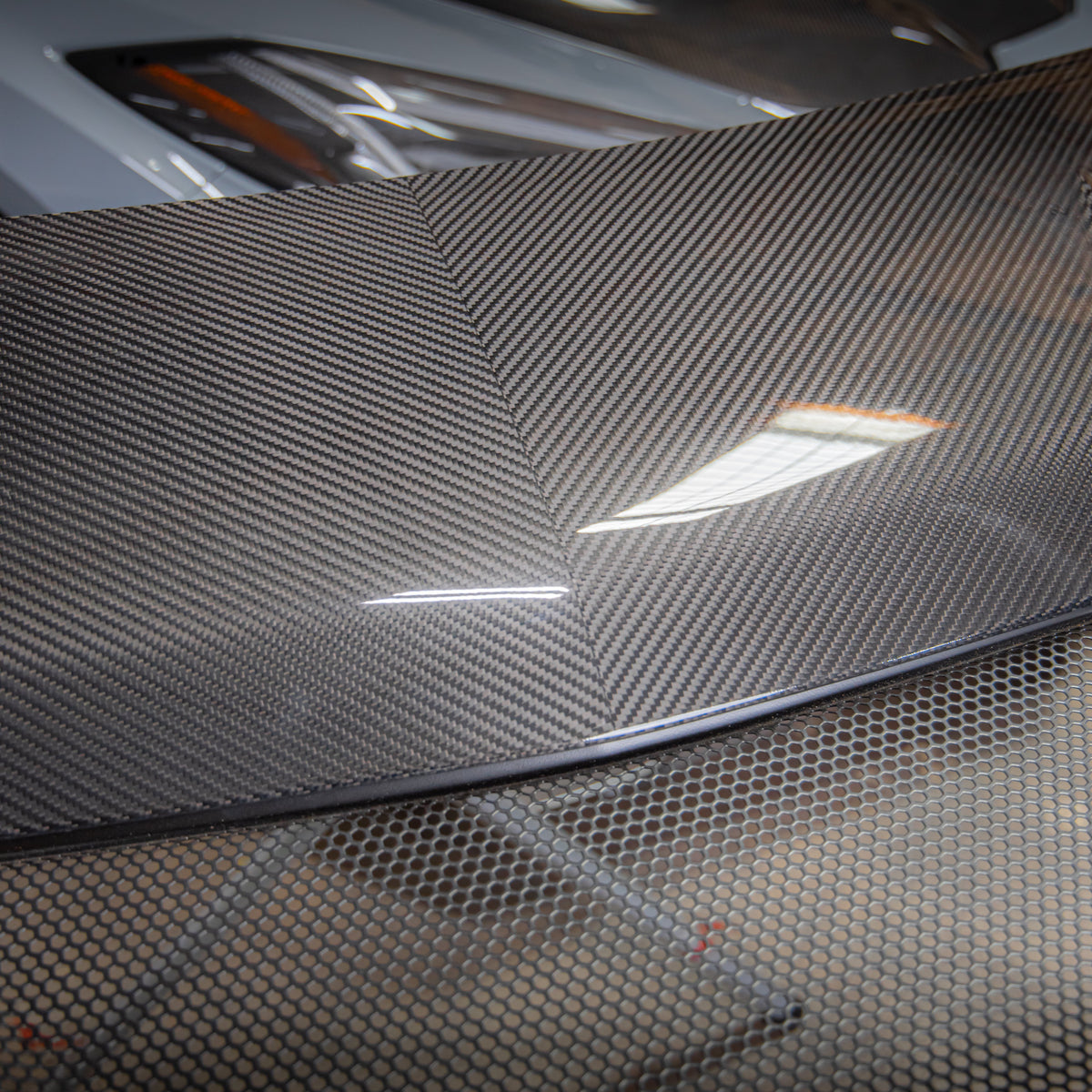 2020-2026 C8 Z06/ Grand Sport/E-Ray/ Stingray Type-ZR1X ZTK Hood Functional Dry Carbon Fiber Double Sided 6PCS Kit