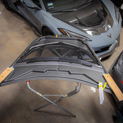 2020-2026 C8 Z06/ Grand Sport/E-Ray/ Stingray Type-ZR1X ZTK Hood Functional Dry Carbon Fiber Double Sided 6PCS Kit