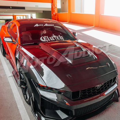 2024–2026 Mustang S650 Heritage SC™ V-Shaped Dry Gloss Carbon Fiber Track Package Program Bundle
