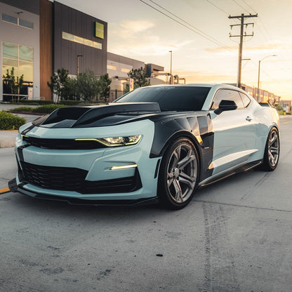 2016-2025 Camaro LT/RS/SS Type-LM Gloss Carbon Fiber Fenders Functional Vents Pair