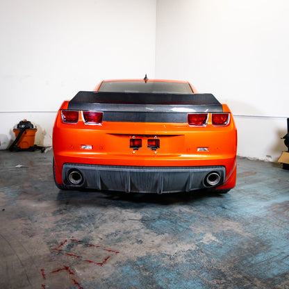 2010-2013 Camaro Type-X Double Sided Gloss Carbon Fiber Trunk W/ Integrated Spoiler