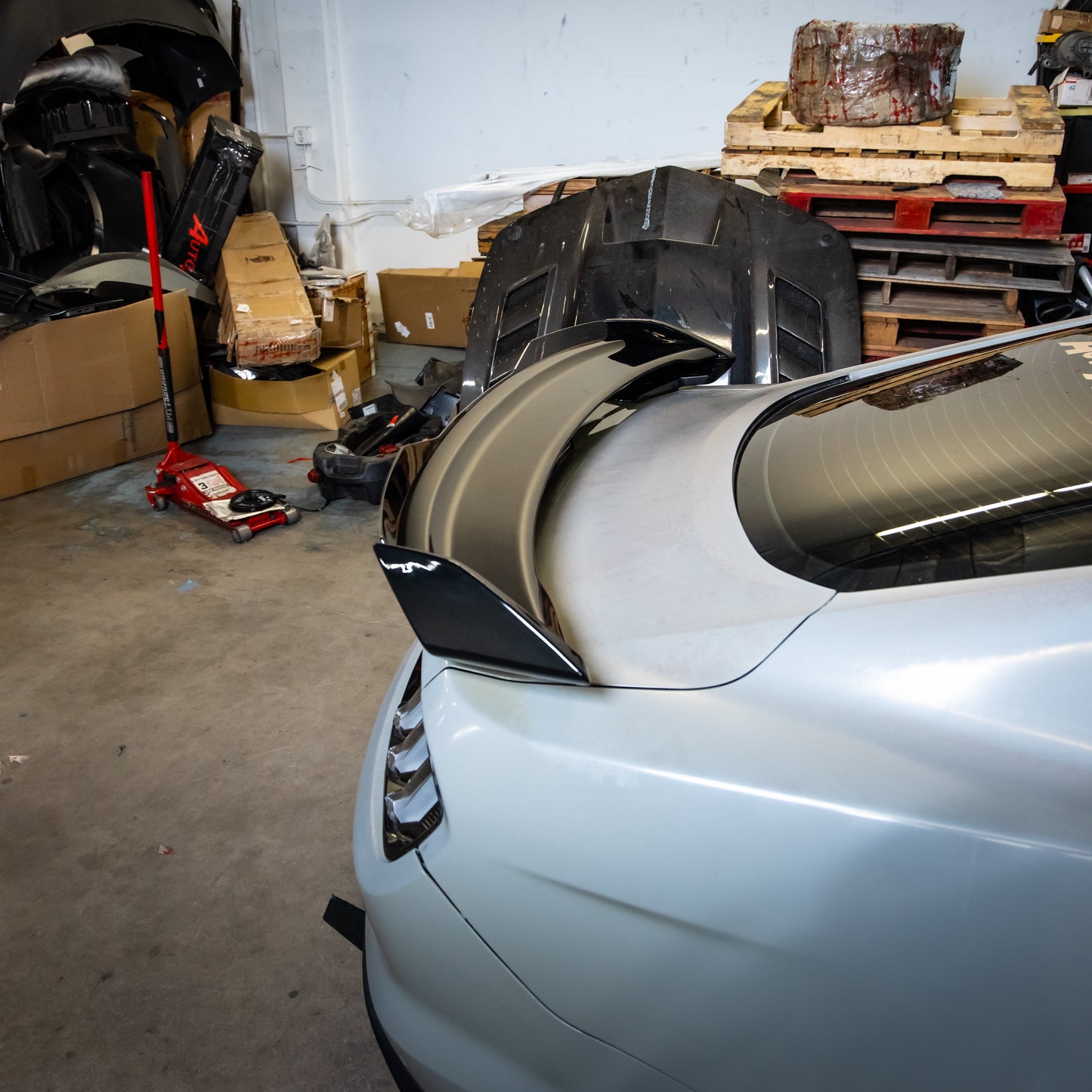 2015-2023 Ford Mustang S650 Style Dark Horse Spoiler Gloss Black ABS