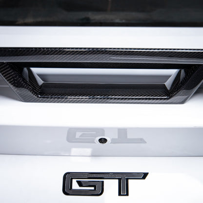 2024+ Mustang S650 Dark Horse Rear Spoiler Gloss Carbon Fiber 2pcs