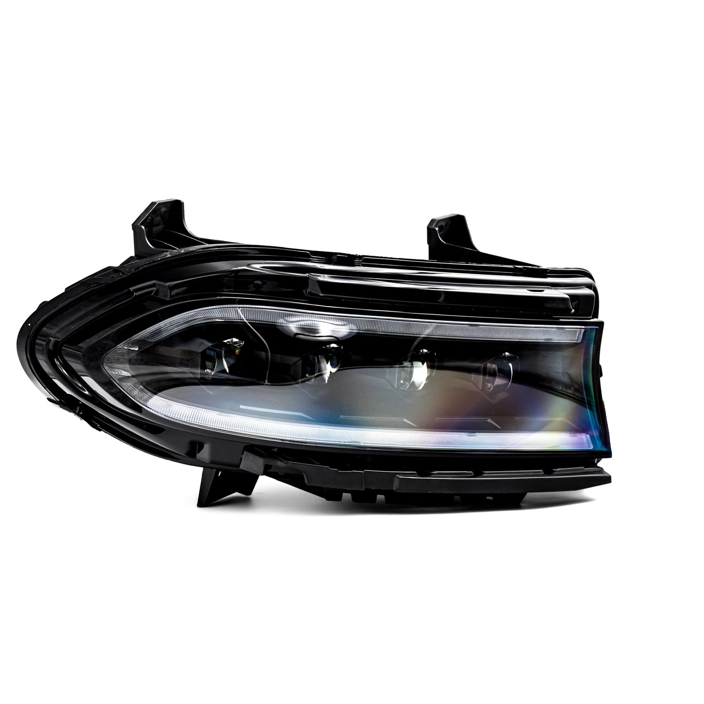 2015–2024 Dodge Charger Hellfire Projector LED Headlights w/ Switchback DRL & Amber Sequential Turn Signals