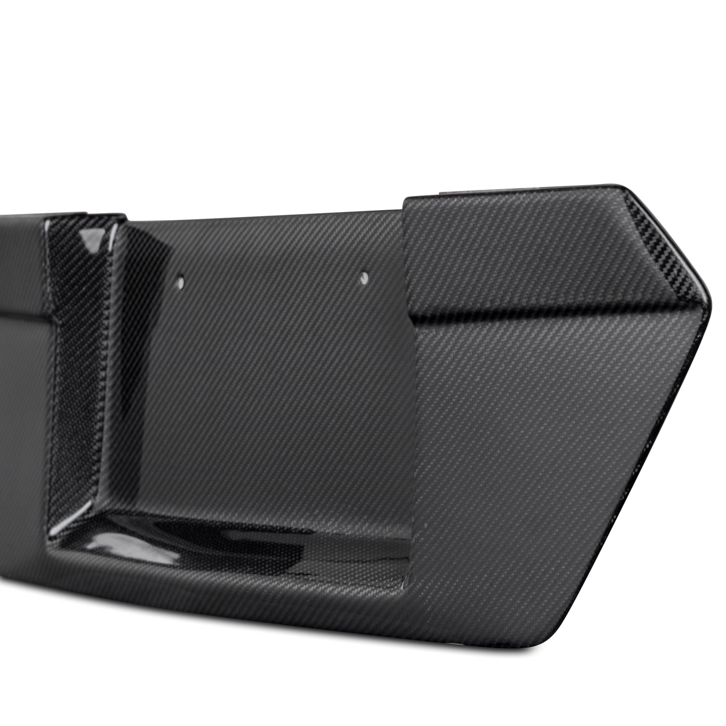 2020-2026 Corvette C8 Carbon Fiber License Plate Backing for Stingray Rear Bumper