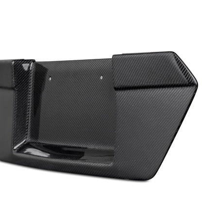 2020-2026 Corvette C8 Carbon Fiber License Plate Backing for Stingray Rear Bumper