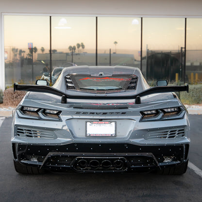 2023-2026 C8 Corvette Z06/E-Ray/Grand-Sport Z07 Rear Spoiler Carbon Fiber 1pc