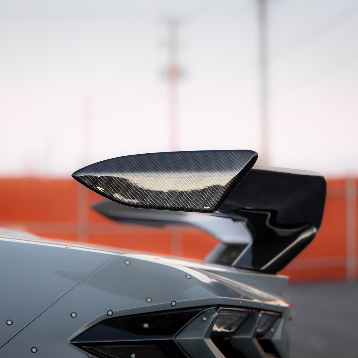 2023-2026 C8 Corvette Z06/E-Ray/Grand-Sport Z07 Rear Spoiler Carbon Fiber 1pc
