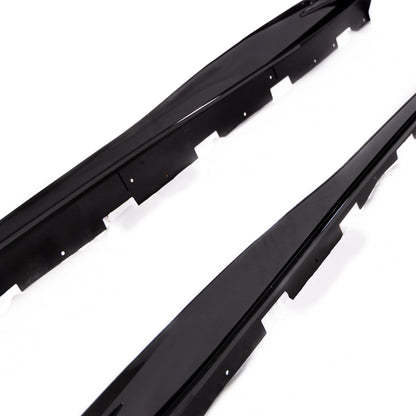 2010-2015 Chevy Camaro Evo Style Gloss Black Side Skirt Rockers