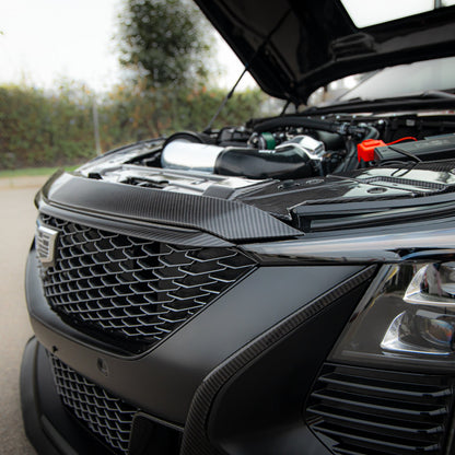 2025-2026 Cadillac CT5-V Blackwing Front Bumper Top Upper Shell Pre Preg Gloss Carbon Fiber Replacement