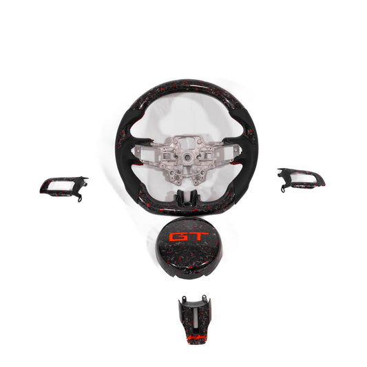 2015-2022 Mustang S550 Custom Carbon Fiber Steering Wheel