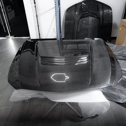2022-2024 Cadillac CT5-V / Blackwing Type-SV Double Sided Gloss Carbon Fiber Hood