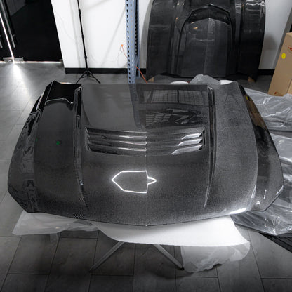 2022-2024 Cadillac CT5-V / Blackwing Type-SV Double Sided Gloss Carbon Fiber Hood