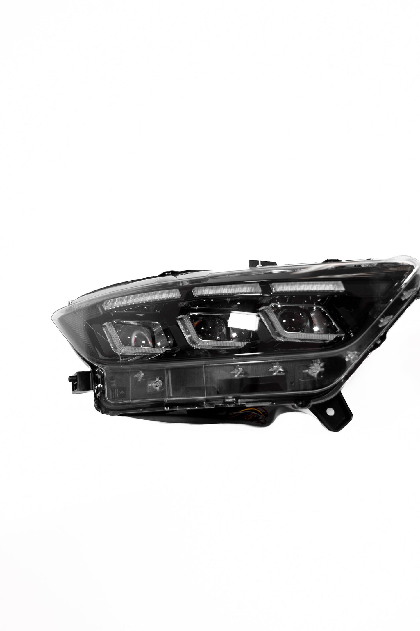 2015-2017 Ford Mustang Projector Headlights S650 Style LED Amber Sequential Turn Signals