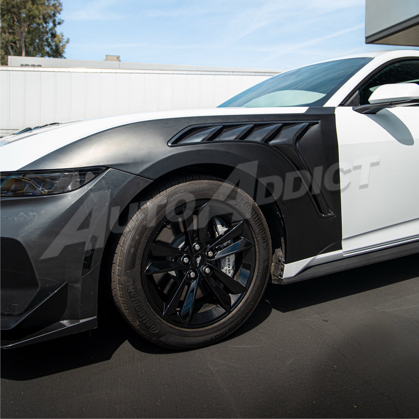 2024–2026 Mustang S650 EcoBoost / GT Type-GTD Aluminum Fenders w/ Functional Vent (Pair)