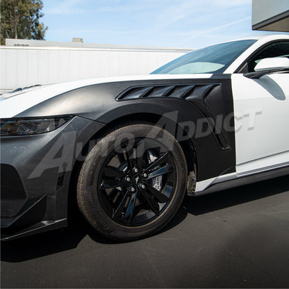 2024–2026 Mustang S650 EcoBoost / GT Type-GTD Aluminum Fenders w/ Functional Vent (Pair)