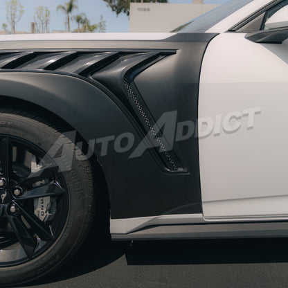 2024–2026 Mustang S650 EcoBoost / GT Type-GTD Aluminum Fenders w/ Functional Vent (Pair)