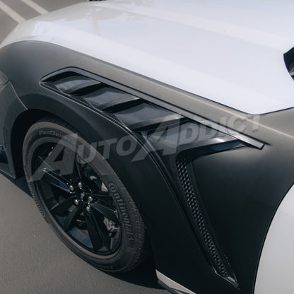 2024–2026 Mustang S650 EcoBoost / GT Type-GTD Aluminum Fenders w/ Functional Vent (Pair)