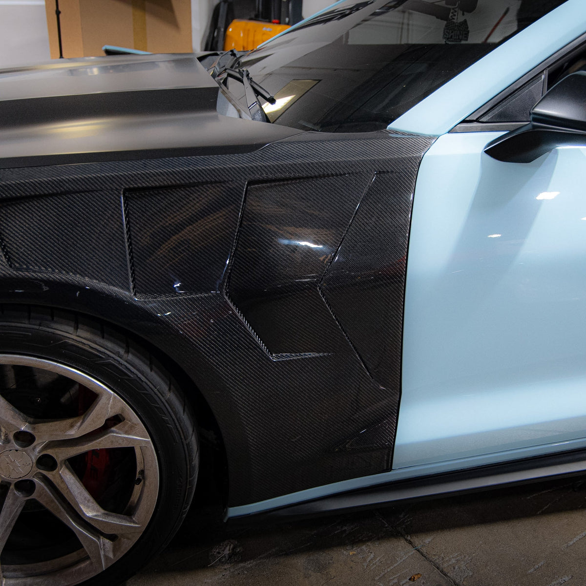 2016-2025 Camaro LT/RS/SS Type-LM Gloss Carbon Fiber Fenders Functional Vents Pair