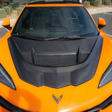 2020-2026 Corvette C8 Type-ZR1 Double Sided Carbon Fiber 2pc Hood For Stingray/Z06/E-Ray