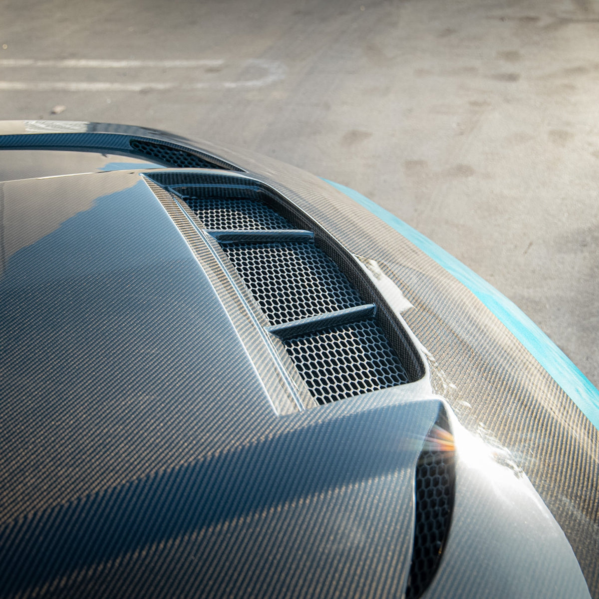 2024-2026 Mustang S650 Type-LM Carbon Fiber Double Sided Hood