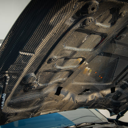 2024-2026 Mustang S650 Type-LM Carbon Fiber Double Sided Hood