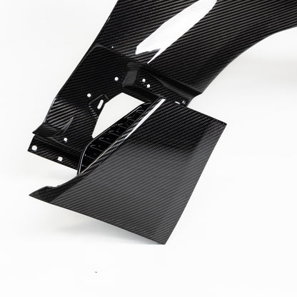 2020-2026 Cadillac CT5/V-Blackwing Type-OE 4pc Fenders Pre-Preg Double Sided Carbon Fiber