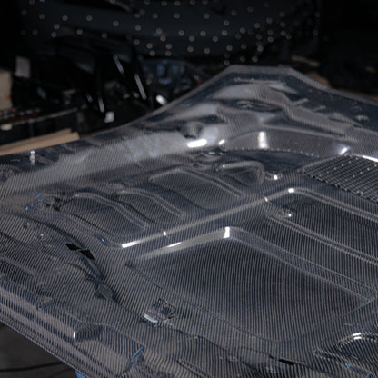 2024-2025 Mustang S650 Type-LM Carbon Fiber Double Sided Hood