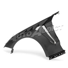 2018-2023 Mustang S550 EcoBoost/GT Type-GTD Gloss Dry Carbon Fiber Fenders w/ Functional Vent (Pair)