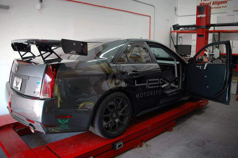 GTC-500 Carbon Fiber Adjustable Wing-2009 - 2014 Cadillac CTS-V Sedan